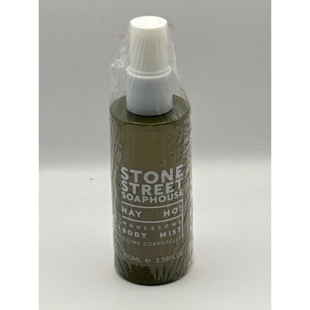 Stone Street Soaphouse Hay Ho Wholesome Body Mist 100ml 3.38oz Alcohol‎ Free New